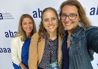 Andrea Wagner Watts (center) at the ABAA conference.